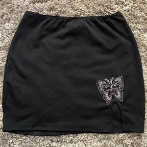 Butterfly Rhinestone Skirt